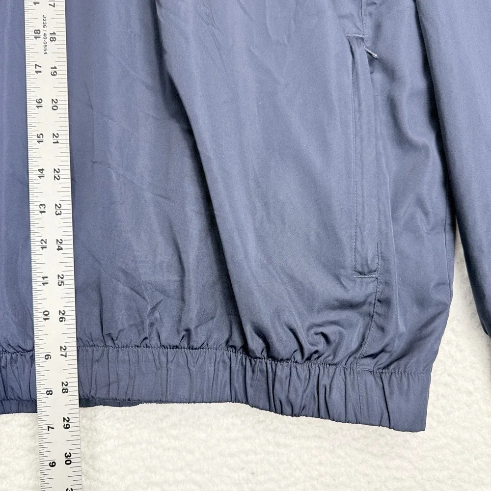FootJoy‎ V Neck Golf Windbreaker Jacket Mens XL Navy Blue Polyester